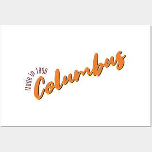 Columbus in 1816 Posters and Art